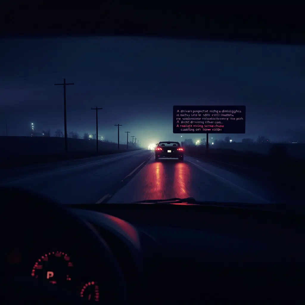 Na condução à noite devo saber que
